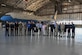 A group of Joint Base Andrews leadership, honorary commanders and members of the 89th Airlift Wing pose for a photo in front of a Boeing C-32 during an honorary commanders immersion event at Joint Base Andrews, Md., Aug. 16, 2022. The immersion event was intended to continue maintaining strong relationships with leaders in the local community and highlight the mission of the 89th Airlift Wing. (U.S. Air Force photo by Airman 1st Class Isabelle Churchill)