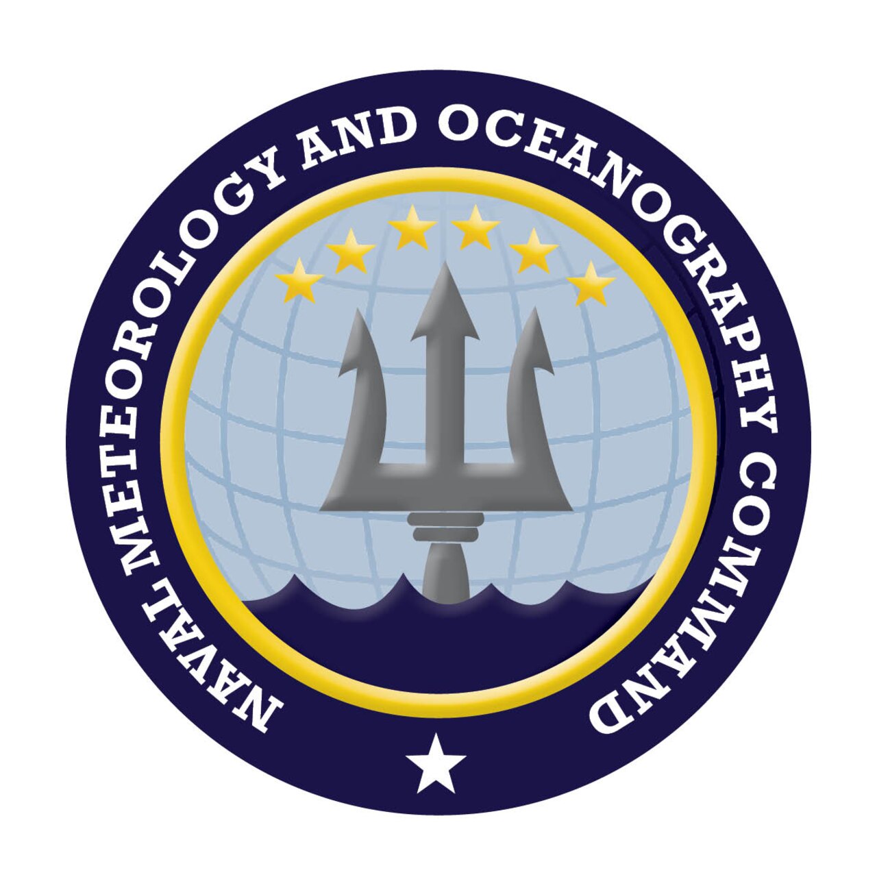 Commander, Naval Meteorology and Oceanography Command (CNMOC) unveils their new command logo encompassing all that Naval Oceanography represents - Sailors and civilians defining and applying the physical environment, from the bottom of the ocean to the stars, to ensure the U.S. Navy has the freedom of action to deter aggression, maintain freedom of the seas and win wars.
