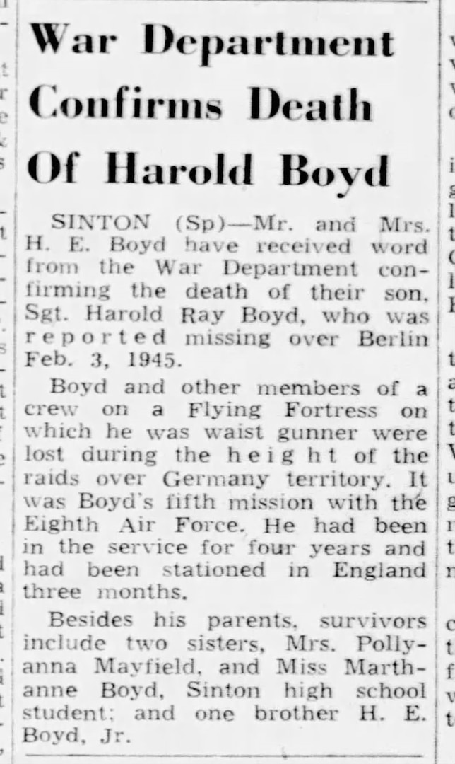 Herald R. Boyd