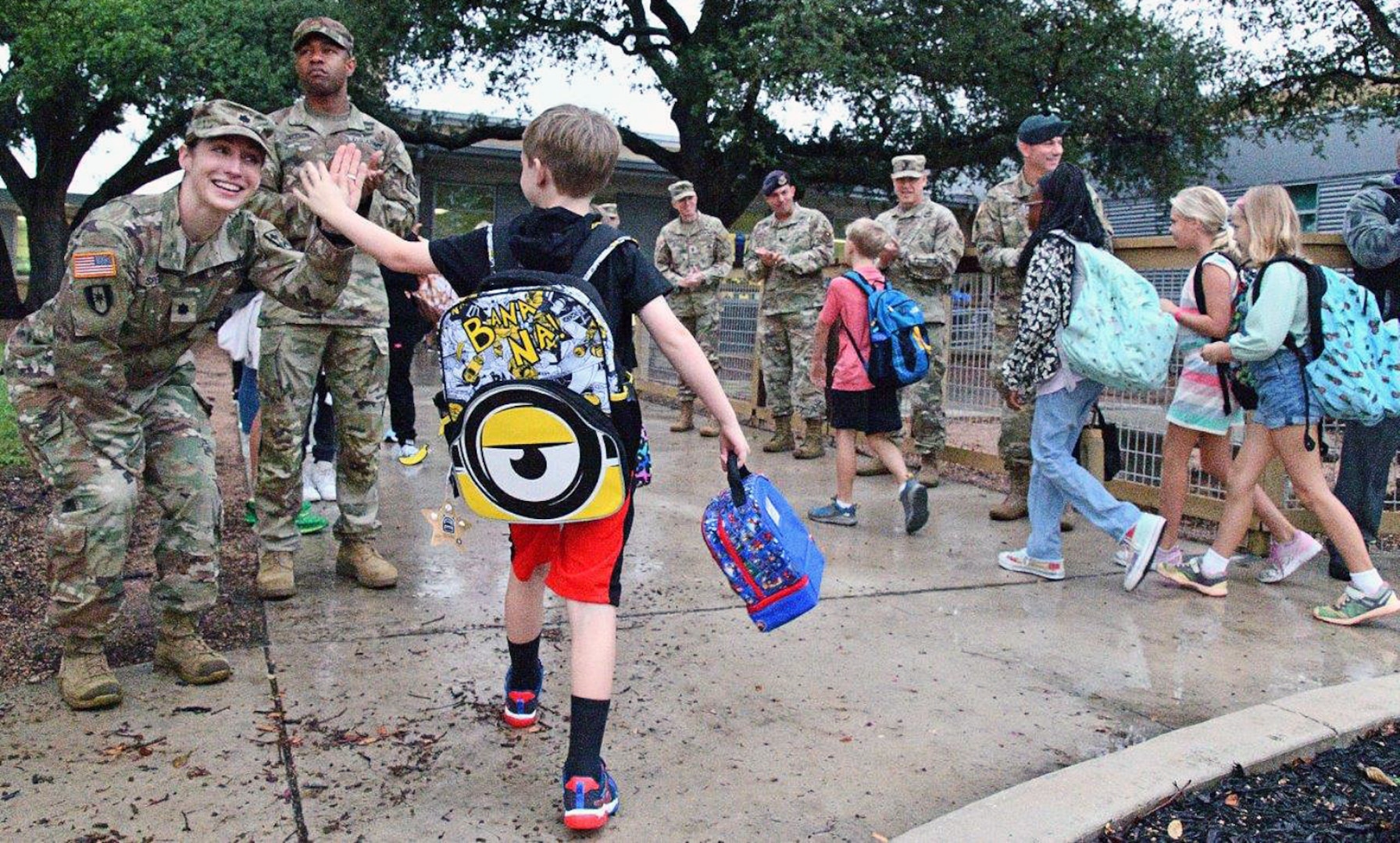 MEDCoE Soldiers participate in area back-to-school events
