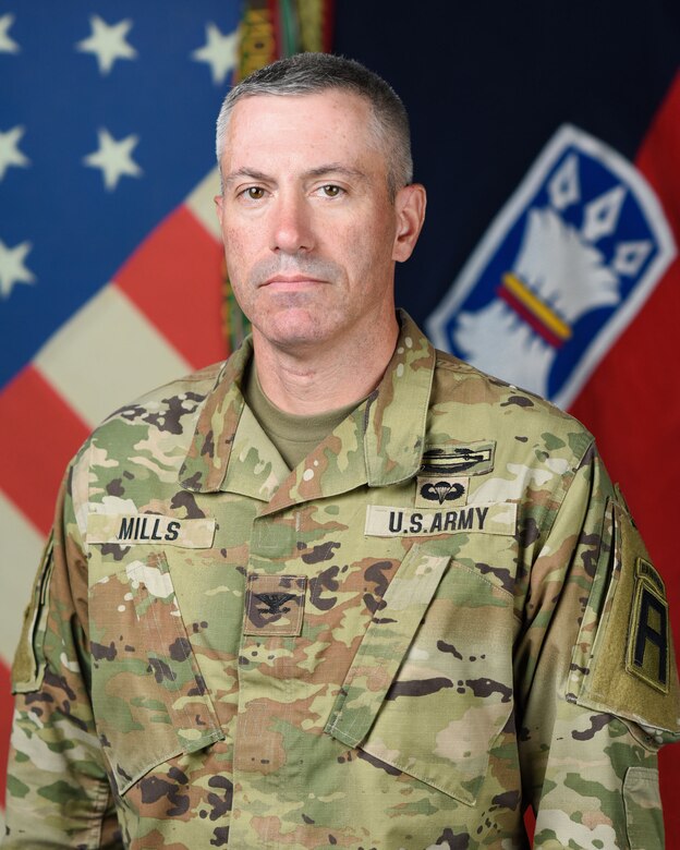 COL Troy A. Mills > First Army > Biography View