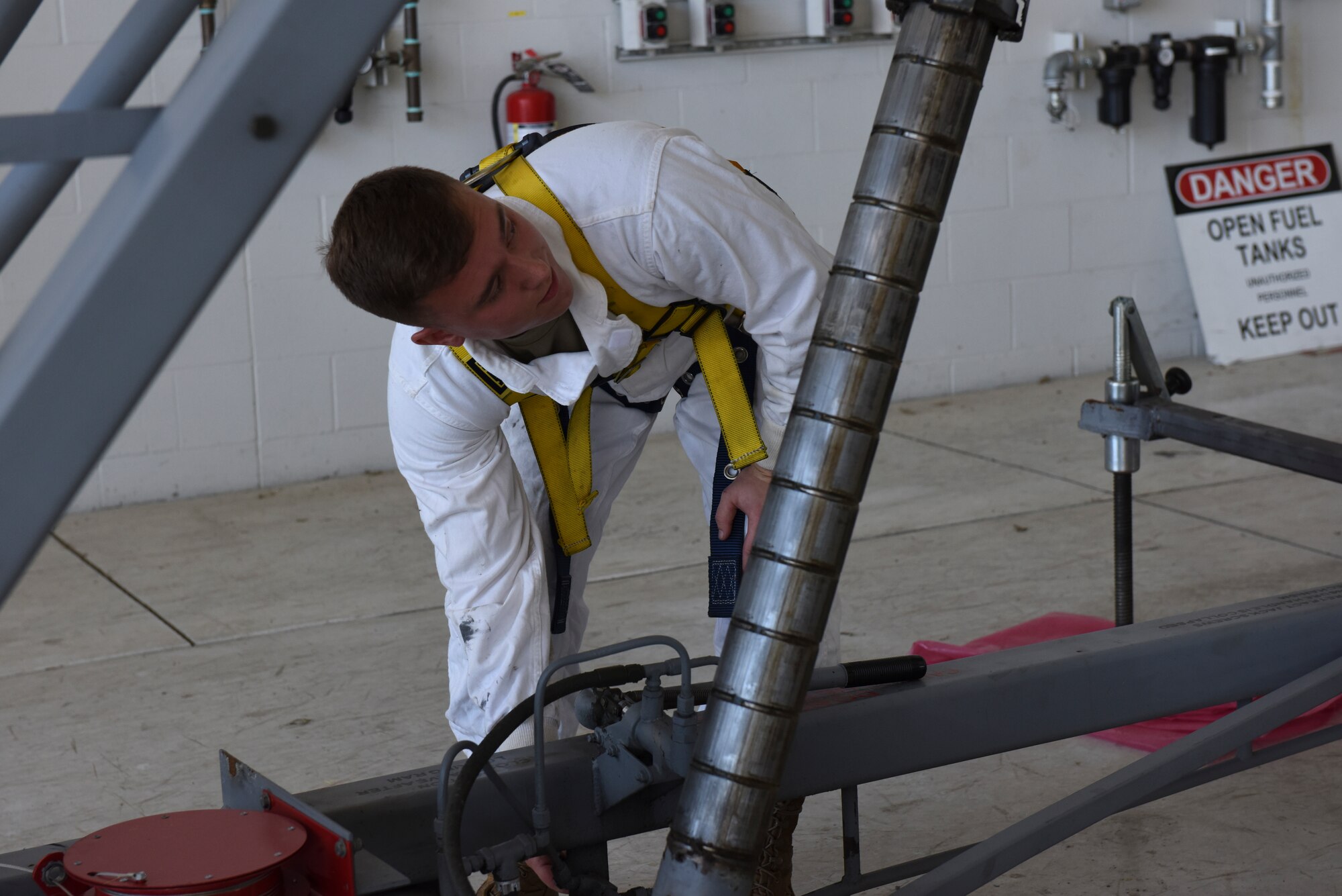 Airman from the 189th Maitenance Group participated in emergency fules training August 13, 2022.