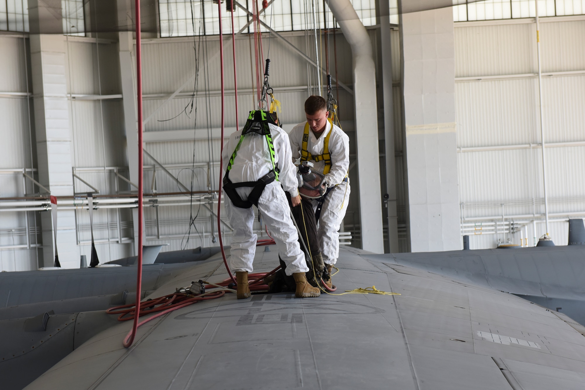 Airman from the 189th Maitenance Group participated in emergency fules training August 13, 2022.
