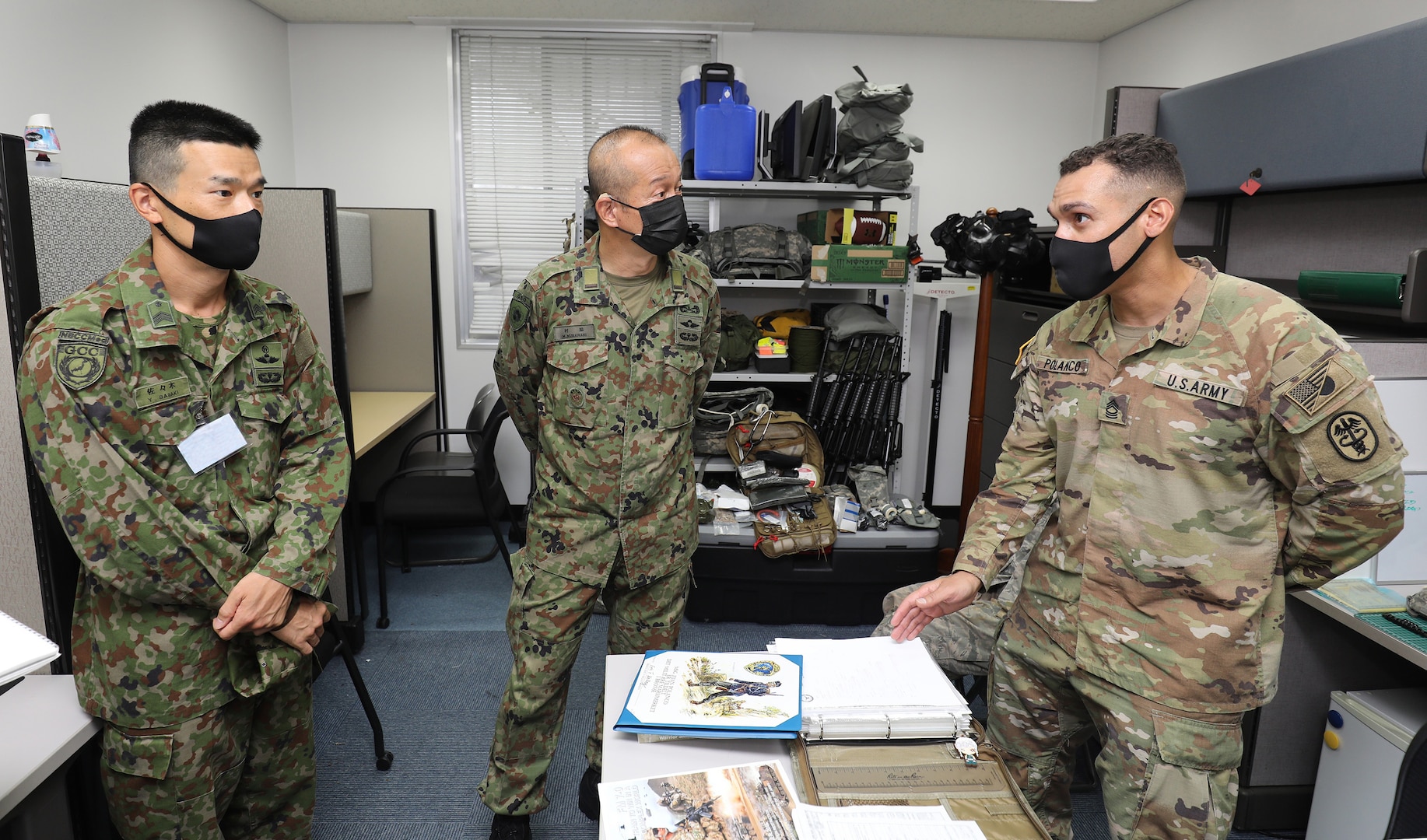 Top Enlisted Leader of Japan Ground Self-Defense Force Tours Camp Zama ...