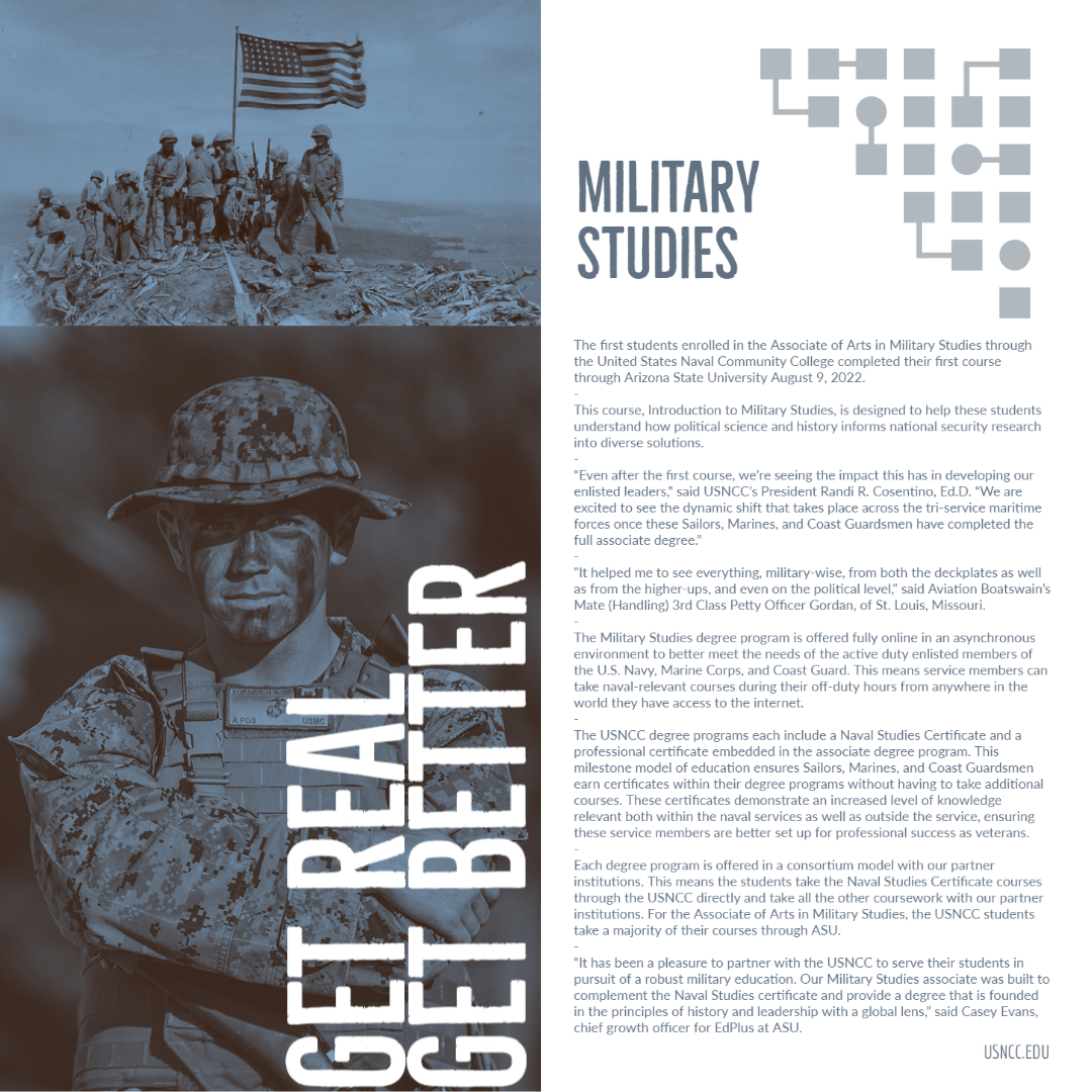 Usncc Students Complete 1St Military Studies Course With Asu > United  States Navy > News-Stories