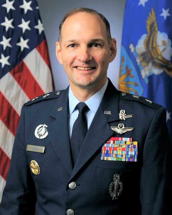 This is the official photo of Maj. Gen. John M. Olson.
