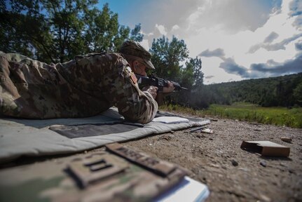 Army Reserve Critical Care Nurse competes in the Military Pentathlon