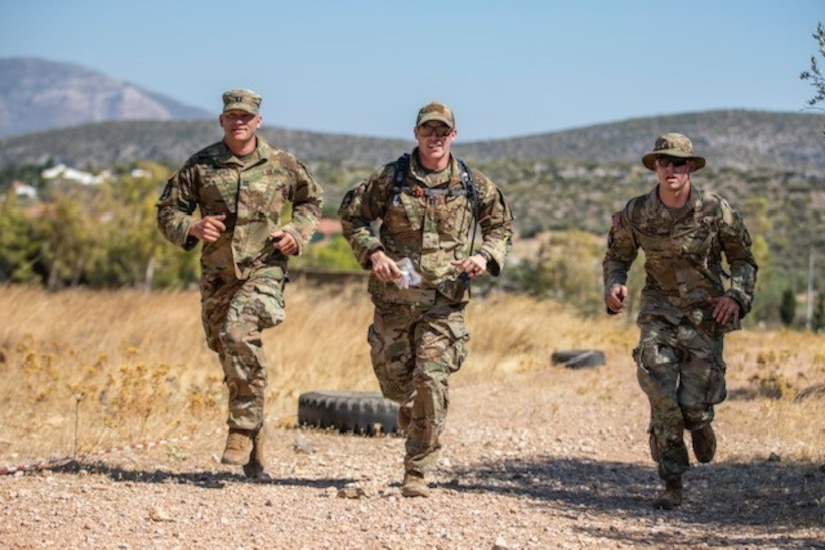 Army Reserve Critical Care Nurse competes in the Military Pentathlon