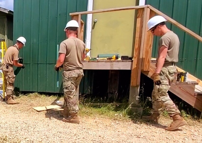 Army Reserve engineer unit helps with big troop project at Fort McCoy