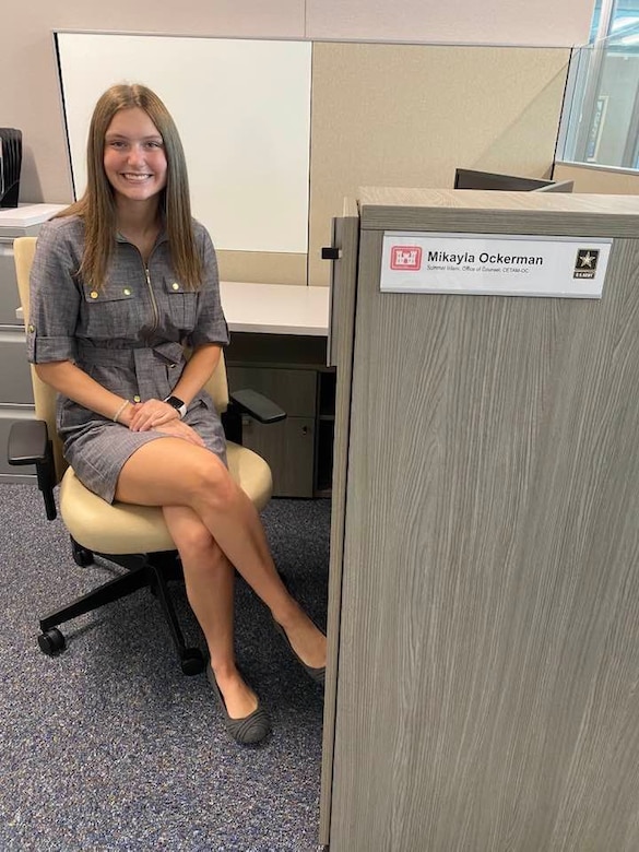 Transatlantic Middle East District's legal office summer hire Mikayla Ockerman.