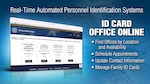 A graphic with an image of the ID Card Office Online website.