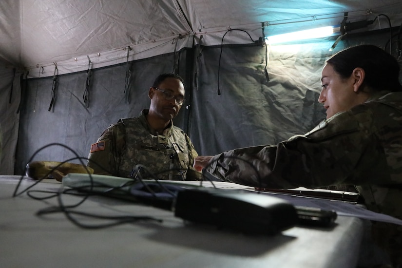 354th Mobile Public Affairs Detachment prepares subject-matter expert for media interaction