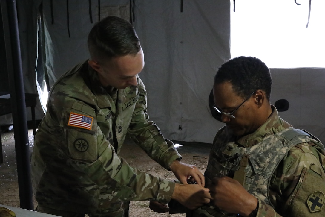 354th Mobile Public Affairs Detachment prepares subject-matter expert for media interaction