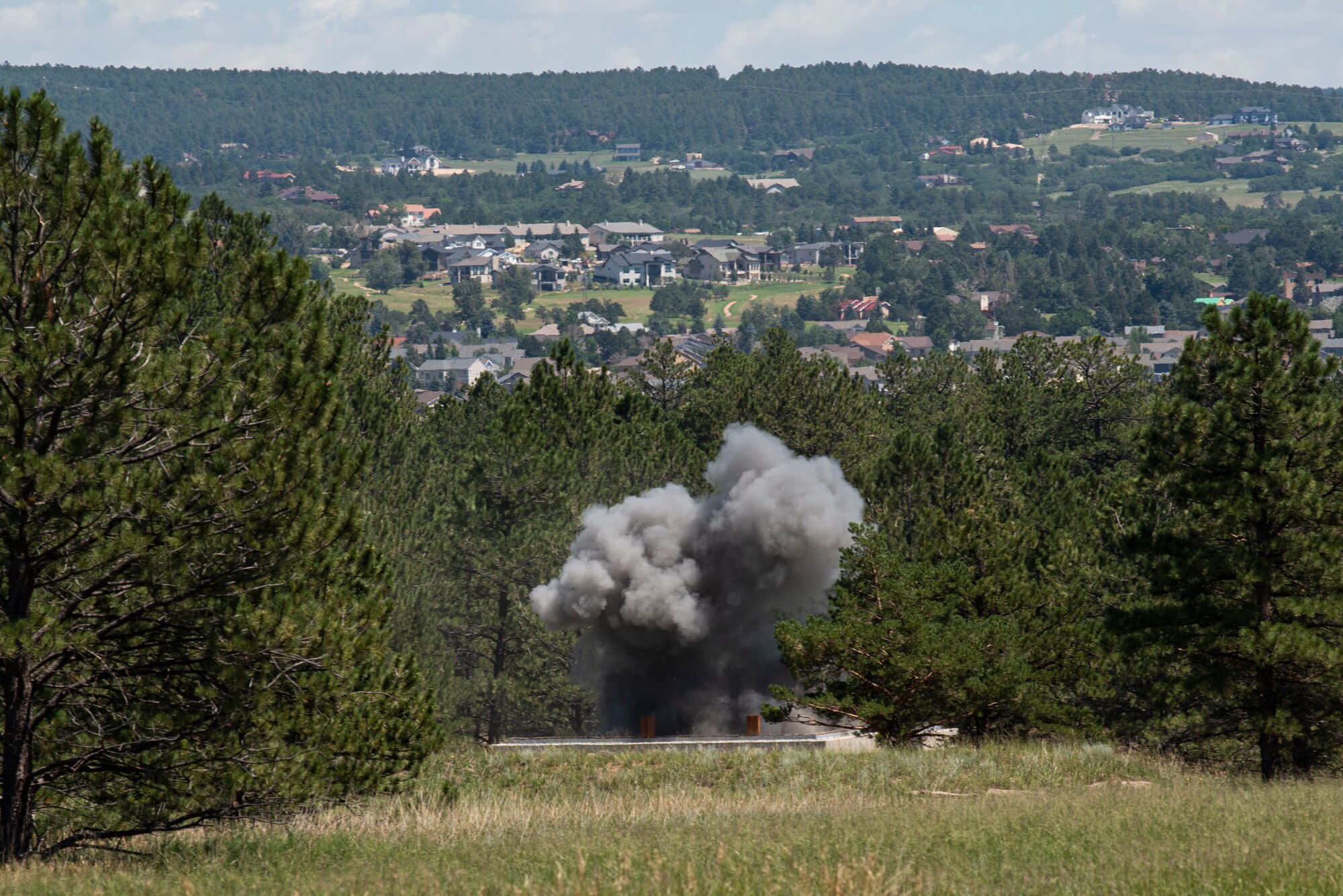 detonation in field
