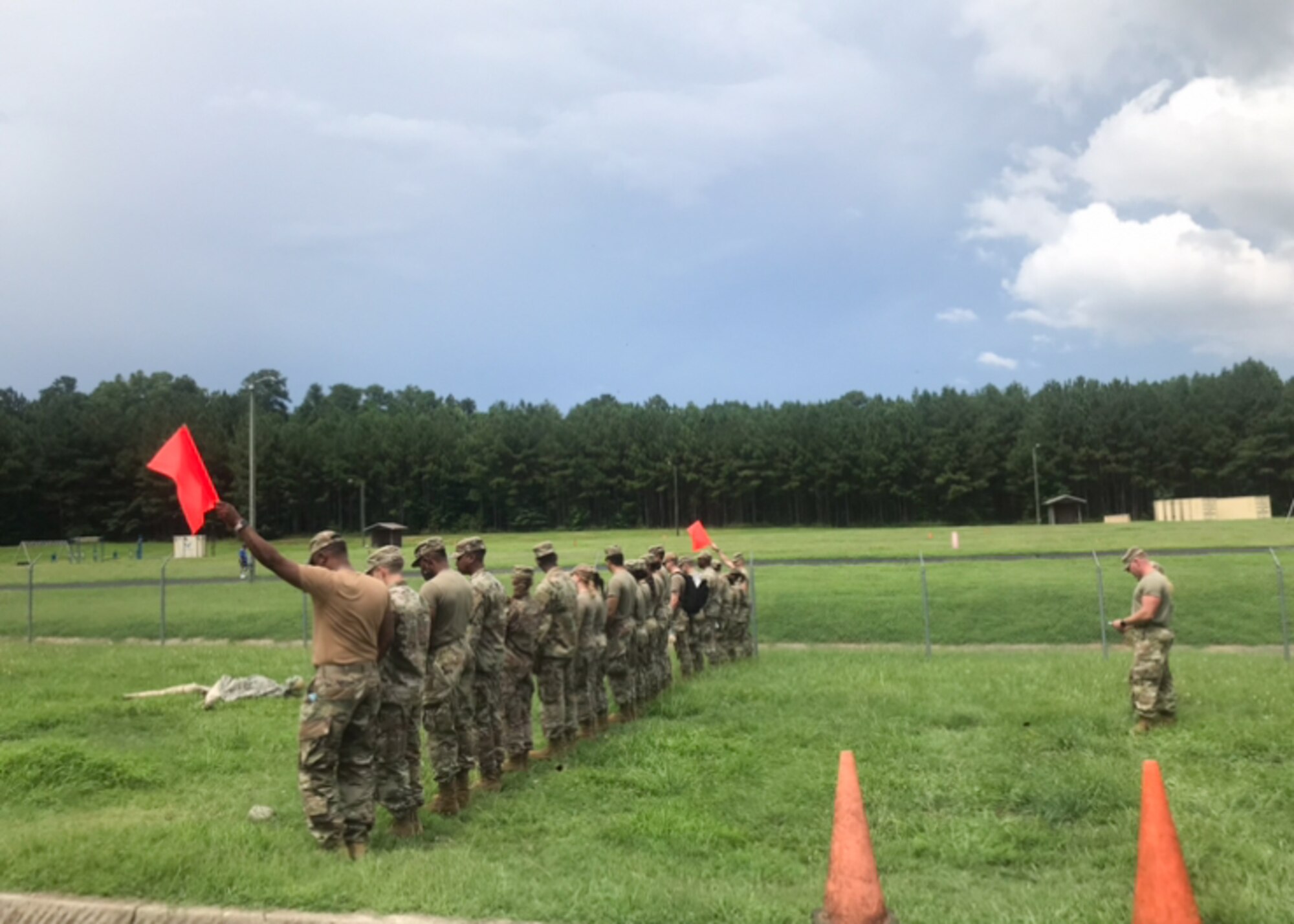 Photo of 183d Services members at Silver flag exercise