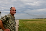 Adm. Charles Richard, United States Strategic Command commander, visits Minot Air Force Base, North Dakota, Aug. 17, 2022. Richard observed the take-off of three B-52H Stratofortresses and met with wing leadership to discuss Minot AFB’s role in USSTRATCOM’s global reach capabilities. (U.S. Air Force photo by Airmen Alysa Knott)