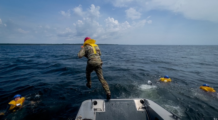 Water survival training