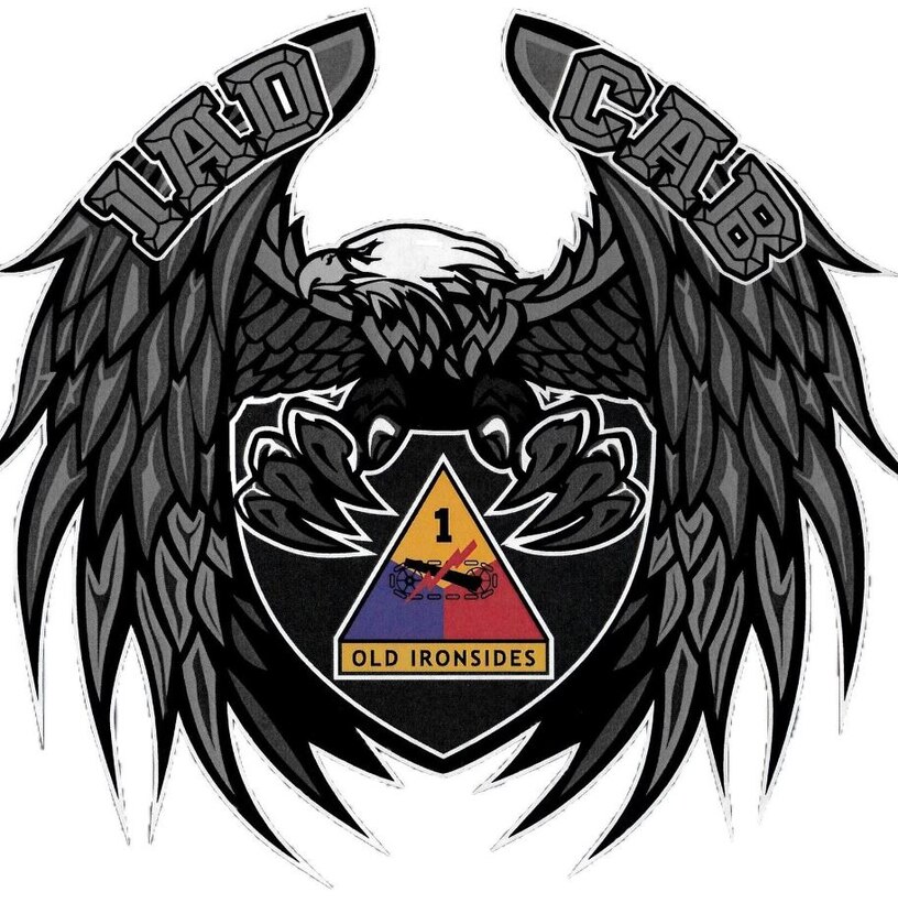 Combat Aviation Brigade, 1st Armored Division's Logo.