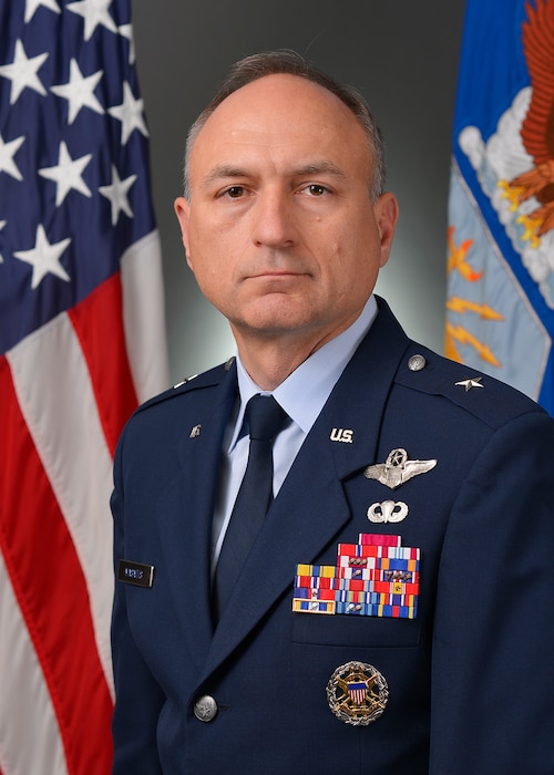 This is the official photo of Brig. Gen. Robert Masaitis. (U.S. Air Force photo by Tech Sgt. Joshua Dewberry)
