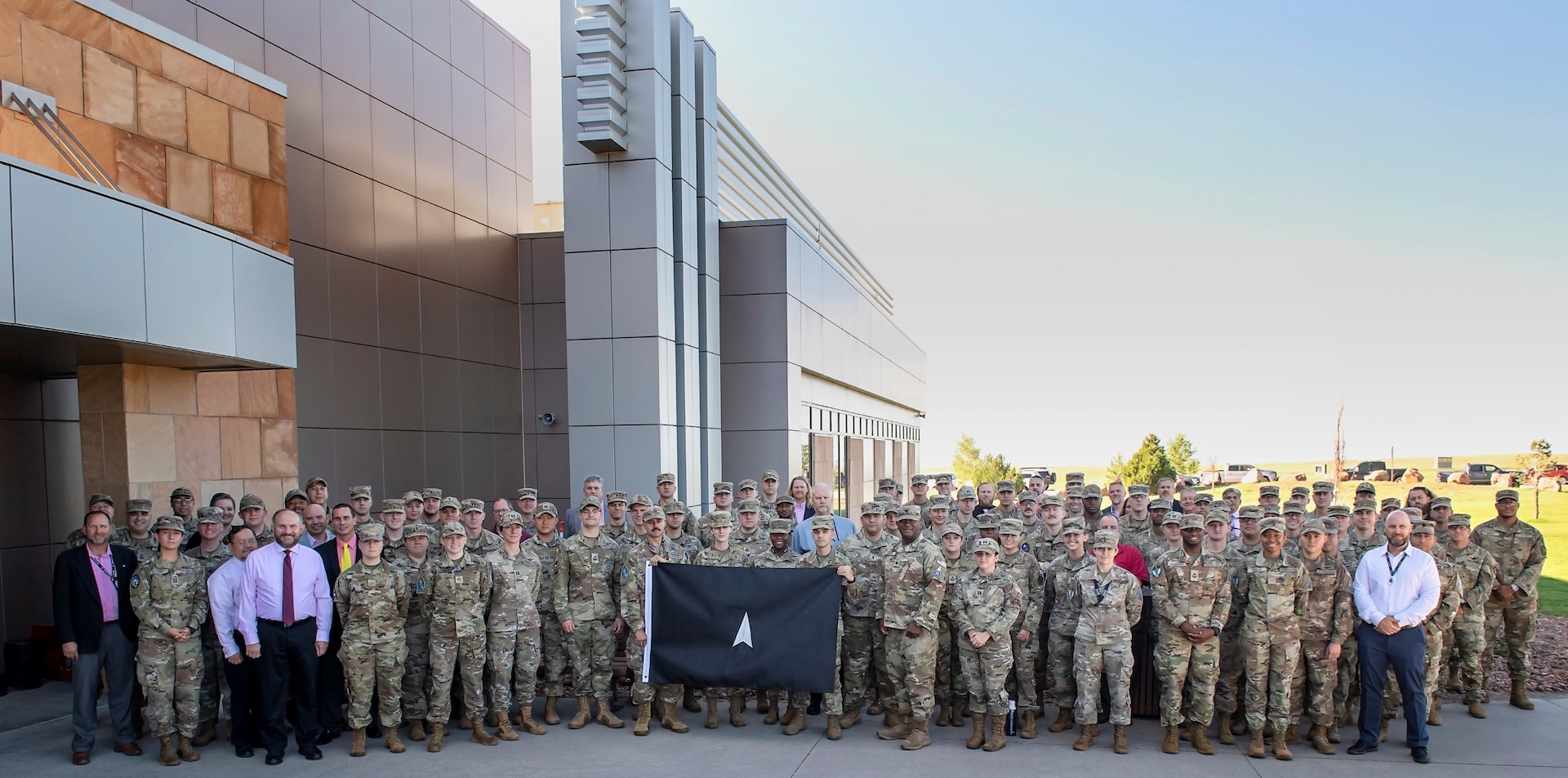 SPACE FLAG 22-3 participants pose for a group photo