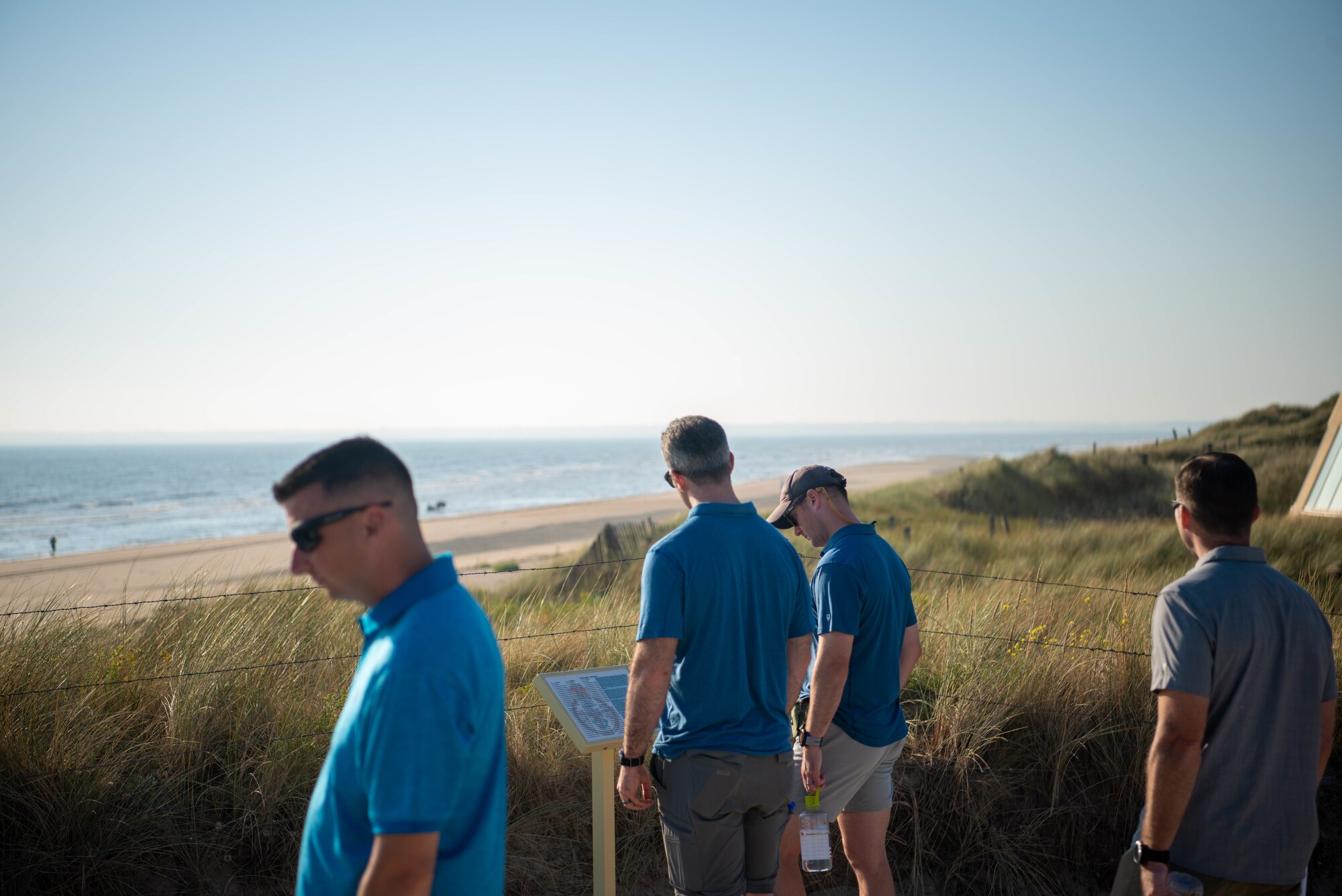 people look at beach
