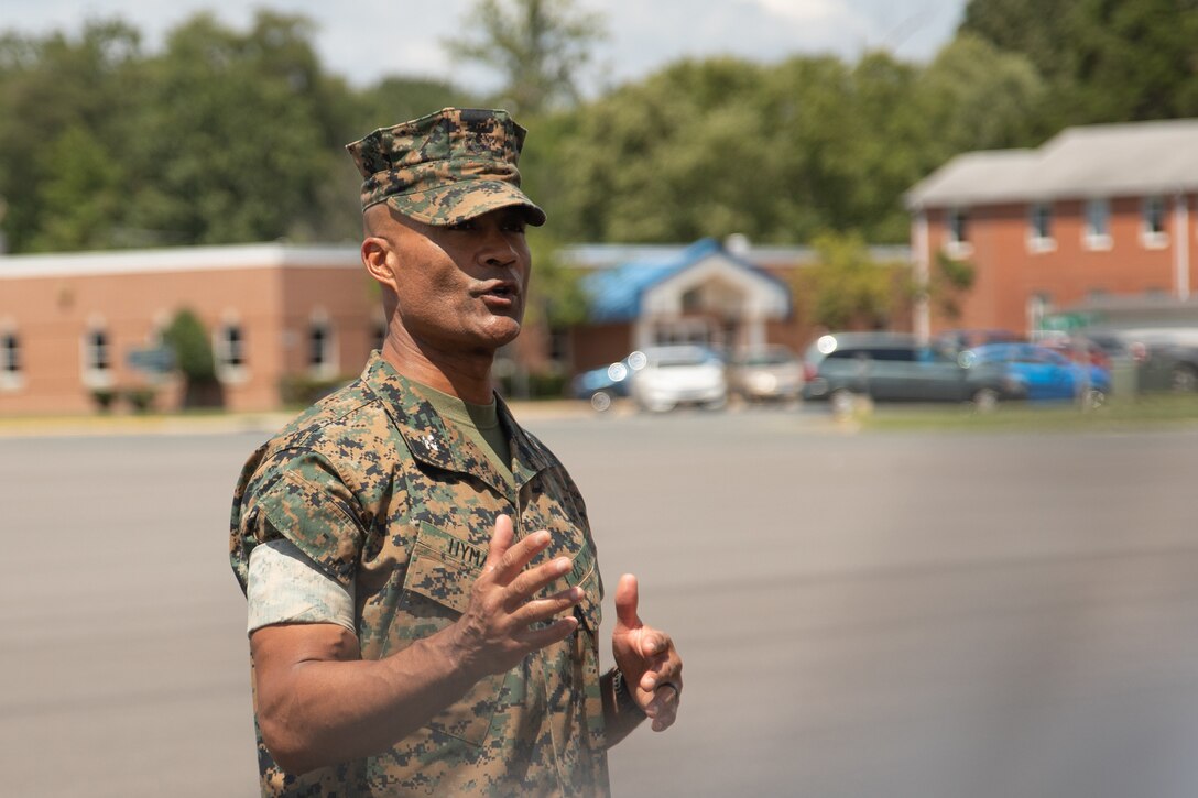 MARFORRES DAOP Marines Visit OCS