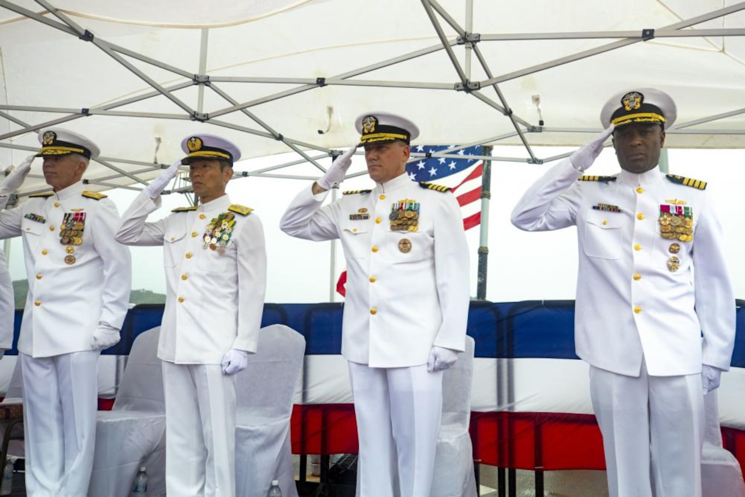 Commander, Task Force 71/Commander, Destroyer Squadron 15 Holds Change of Command Ceremony