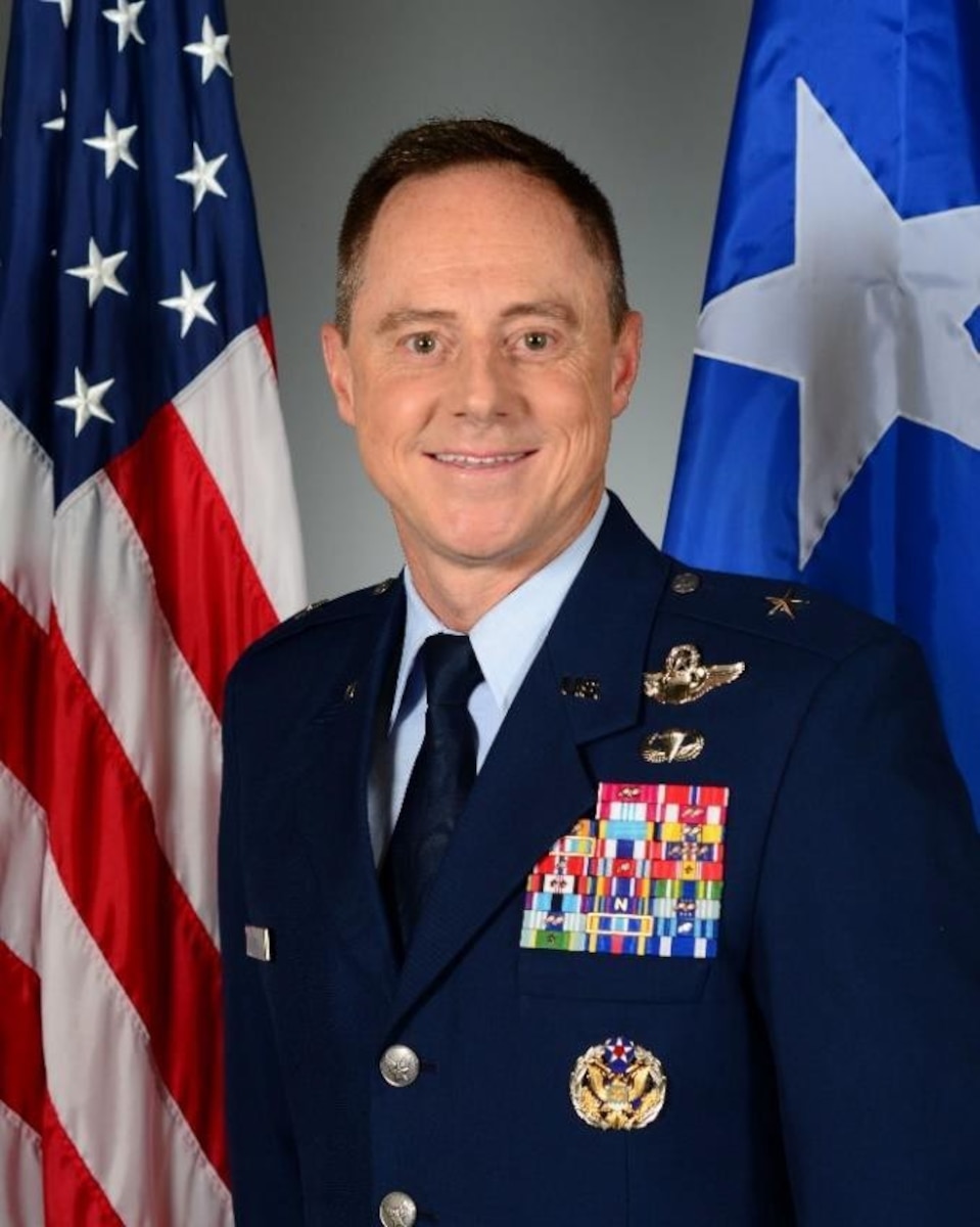 This is the official photo of Brig. Gen. Tad D. Clark.