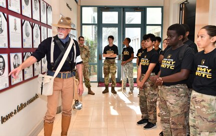 Junior Reserve Officer Training Corps students visit MEDCoE