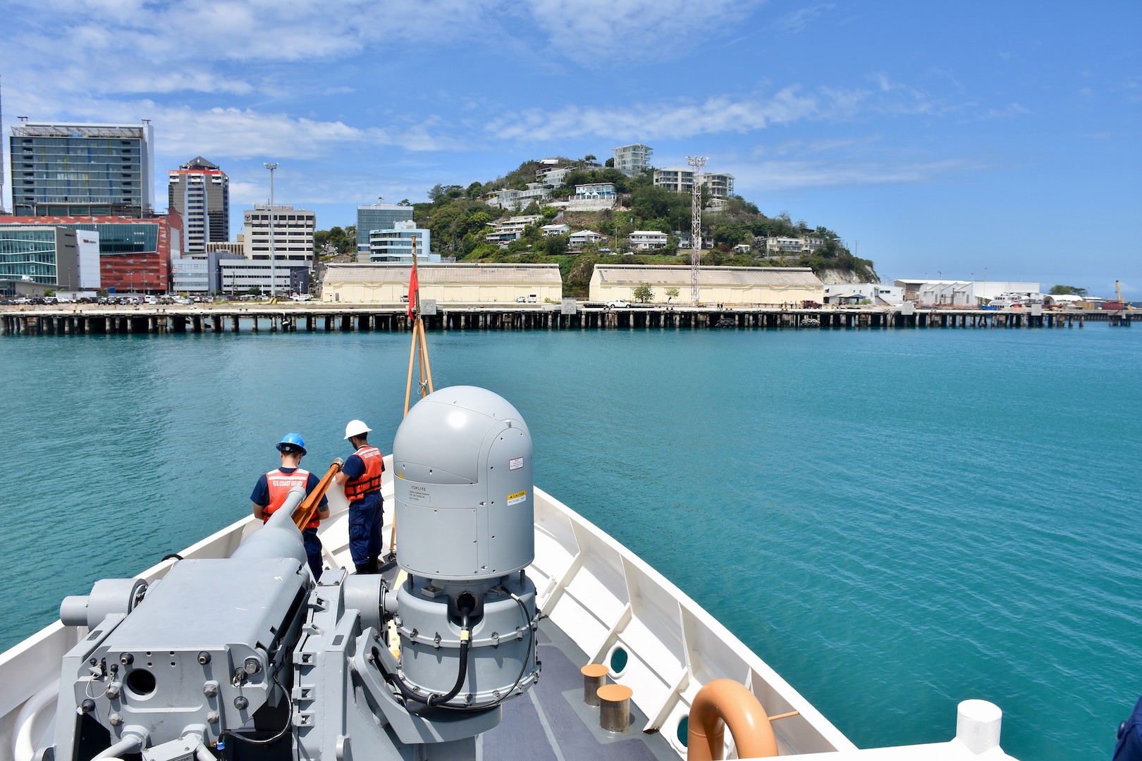 U.S. Coast Guard Conducts Port Visit in Port Moresby, Papua New Guinea