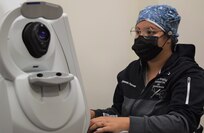 The ayes have it...Hospital Corpsman 3rd Class Genesis De Jesus assigned to

NHB/NMRTC Bremerton's Ophthalmology Clinic/Eye Surgery Clinic, preps for