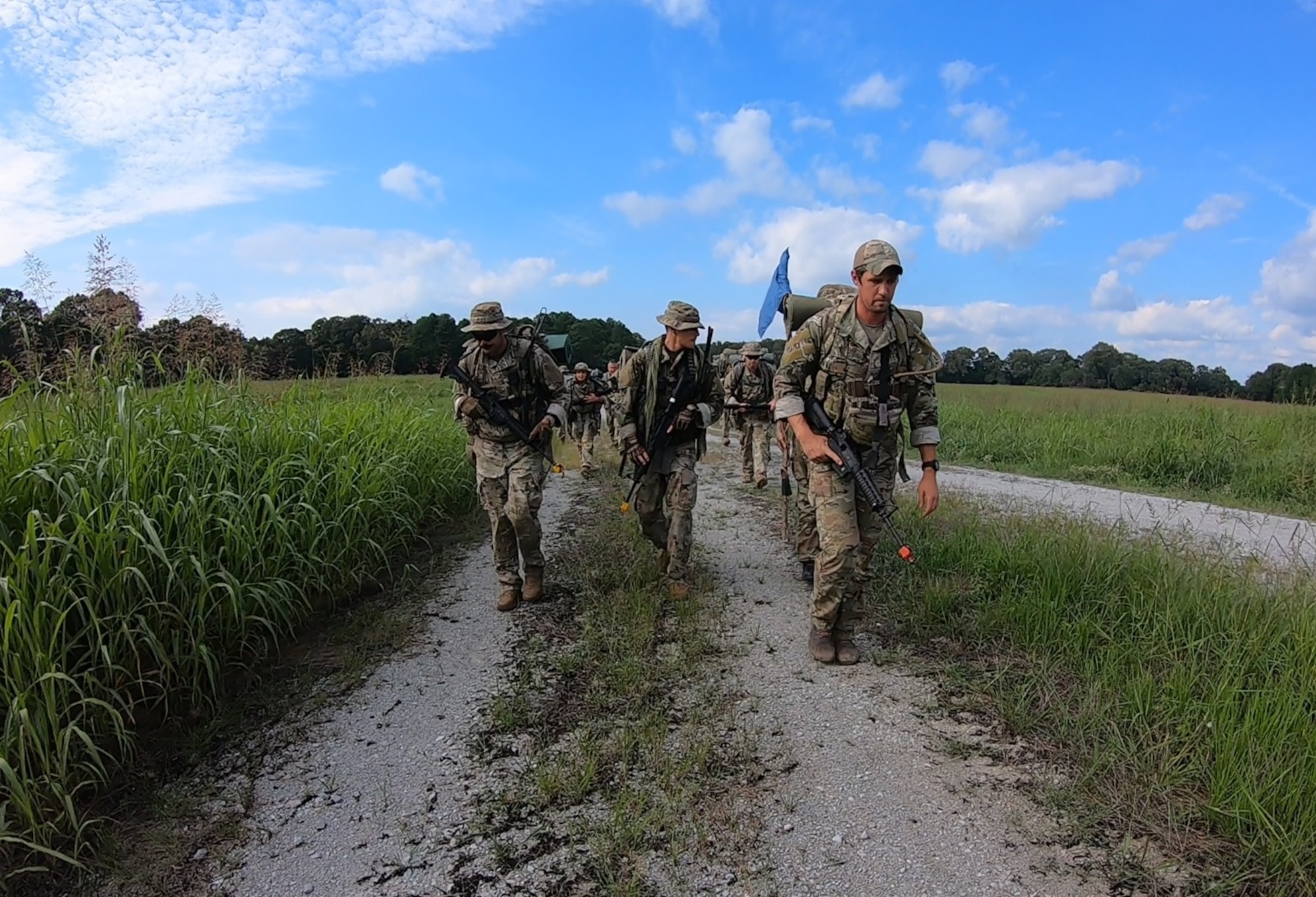 Security Forces Airmen assigned to the 164th Airlift Wing hosted an annual two-week patrol course at Milan’s Volunteer Training Site in Lavinia, Tennessee, Aug. 6-20 to strengthen relations with their Bulgarian counterparts and reinforce airbase ground defense skills.