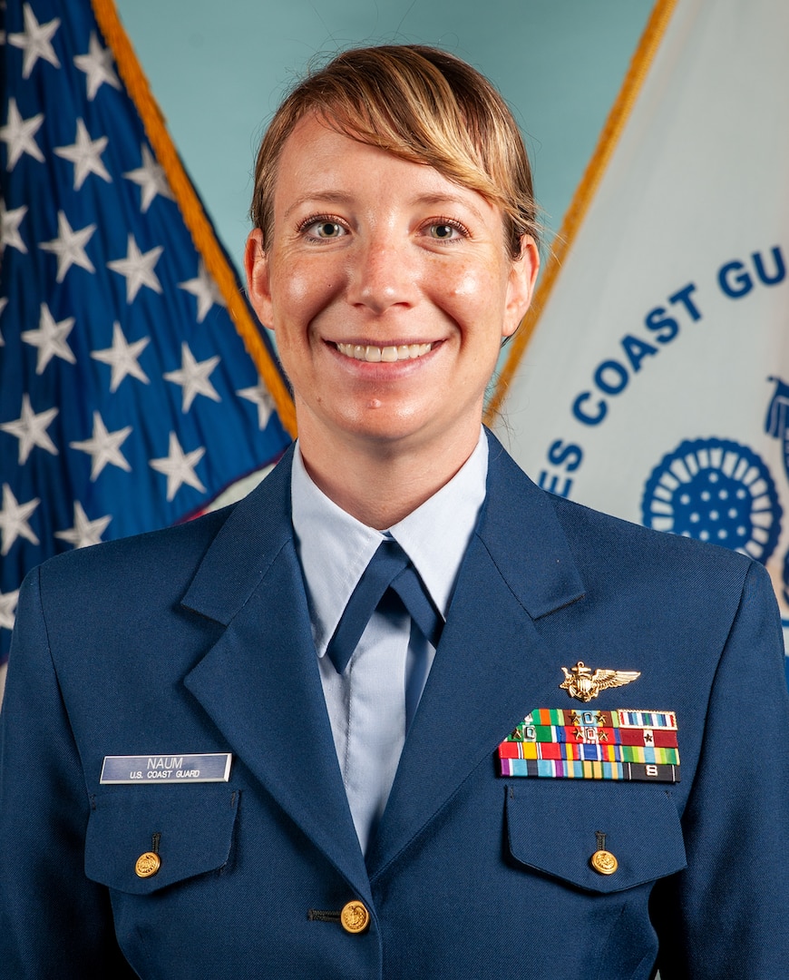 Lt. Orly Naum, the assistant engineering officer, at Aviation Training Center (ATC), Mobile Alabama, is the Coast Guard’s recipient of the Federally Employed Women (FEW) 2022 Military Meritorious Service Award.