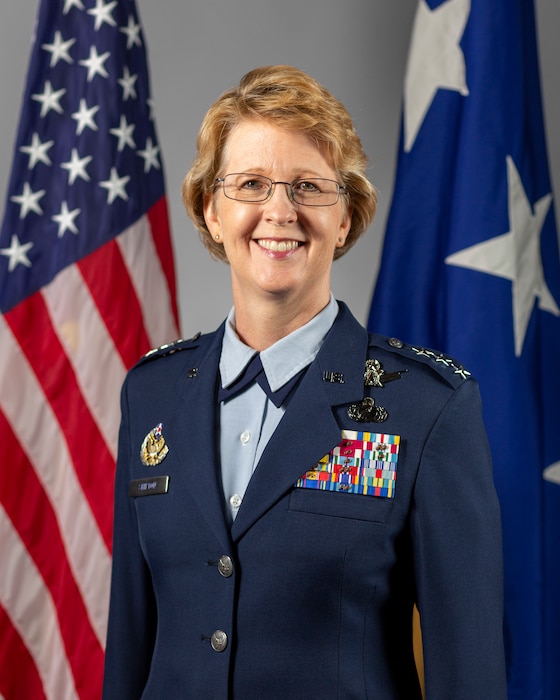 This is the official portrait of Maj. Gen. Donna D. Shipton.