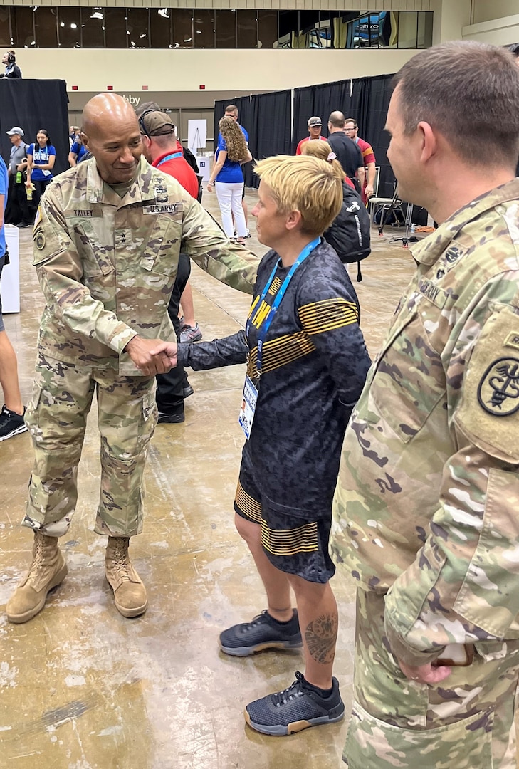 MEDCoE commanding general supports 2022 DOD Warrior Games athletes