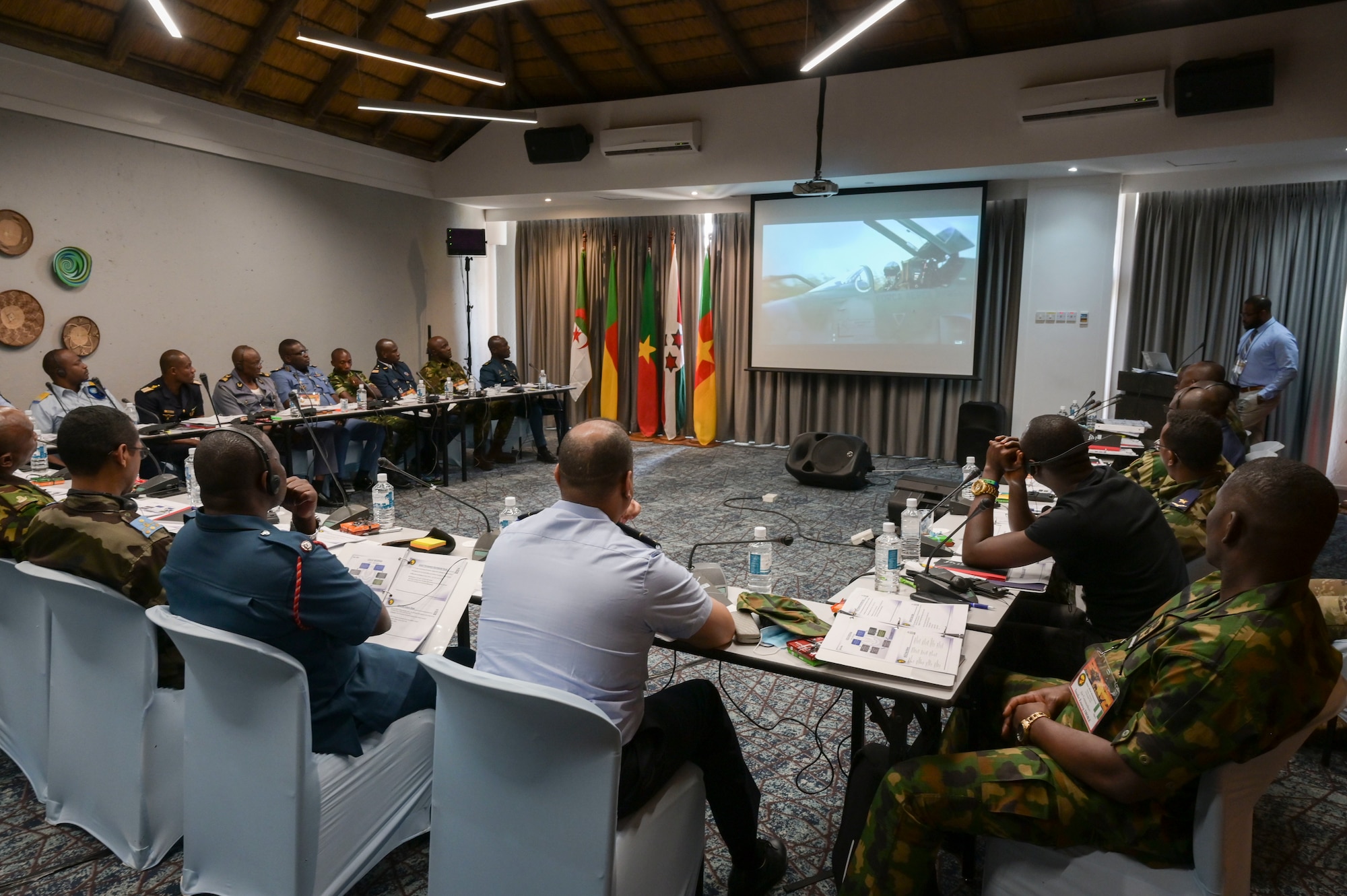 Association of African Air Forces’ 2022 LNO Working Group opening ceremonies in Kasane, Botswana, Aug. 22, 2022.