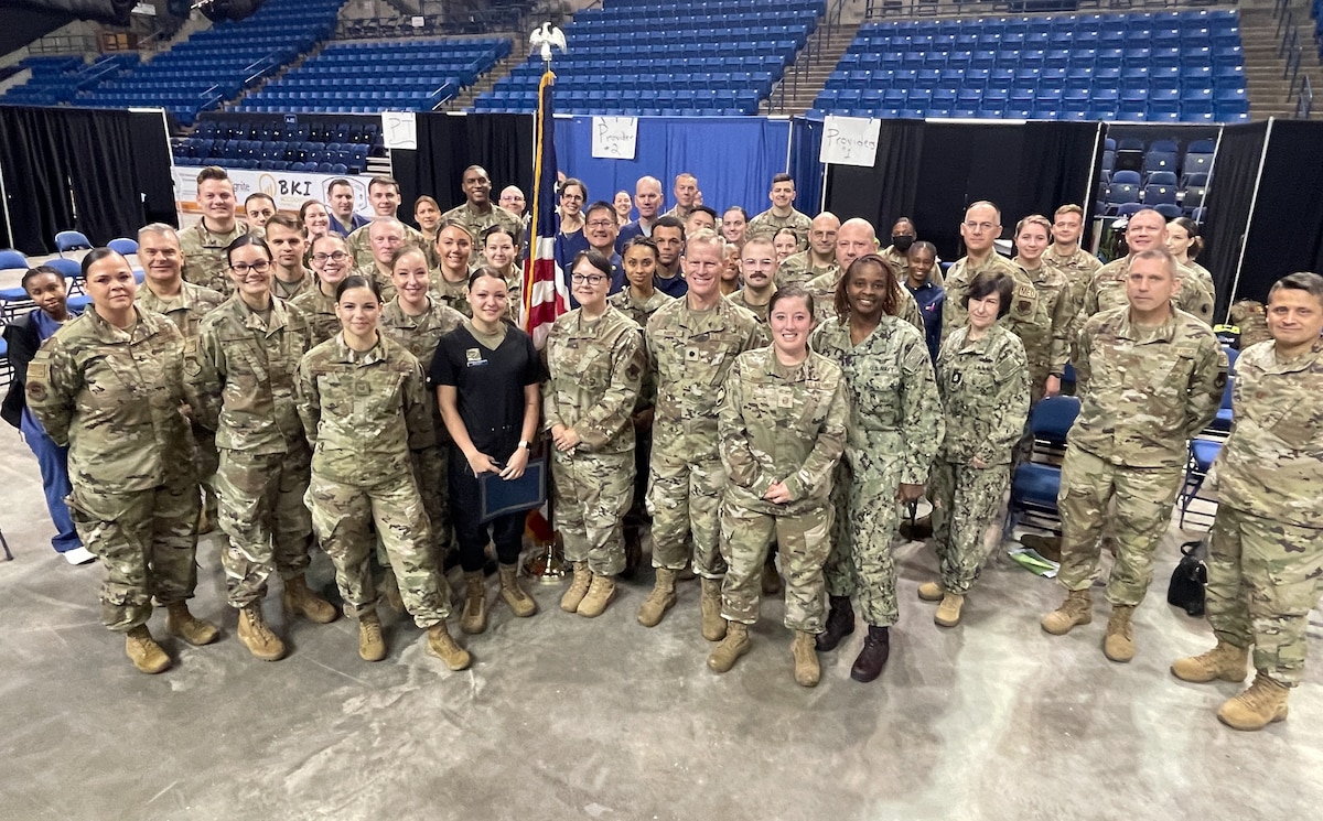 Airmen of the 102nd Medical Group, Otis ANGB, Mass., joined with Soldiers, Sailors and members of the U.S. Public Health Service to participate in Innovative Readiness Training in Georgia and Alabama in August 2022. The annual event connects the need for required, real-world training with resources provided by the civilian community to bring care to residents in need.