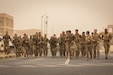 Soldier run in Kuwait