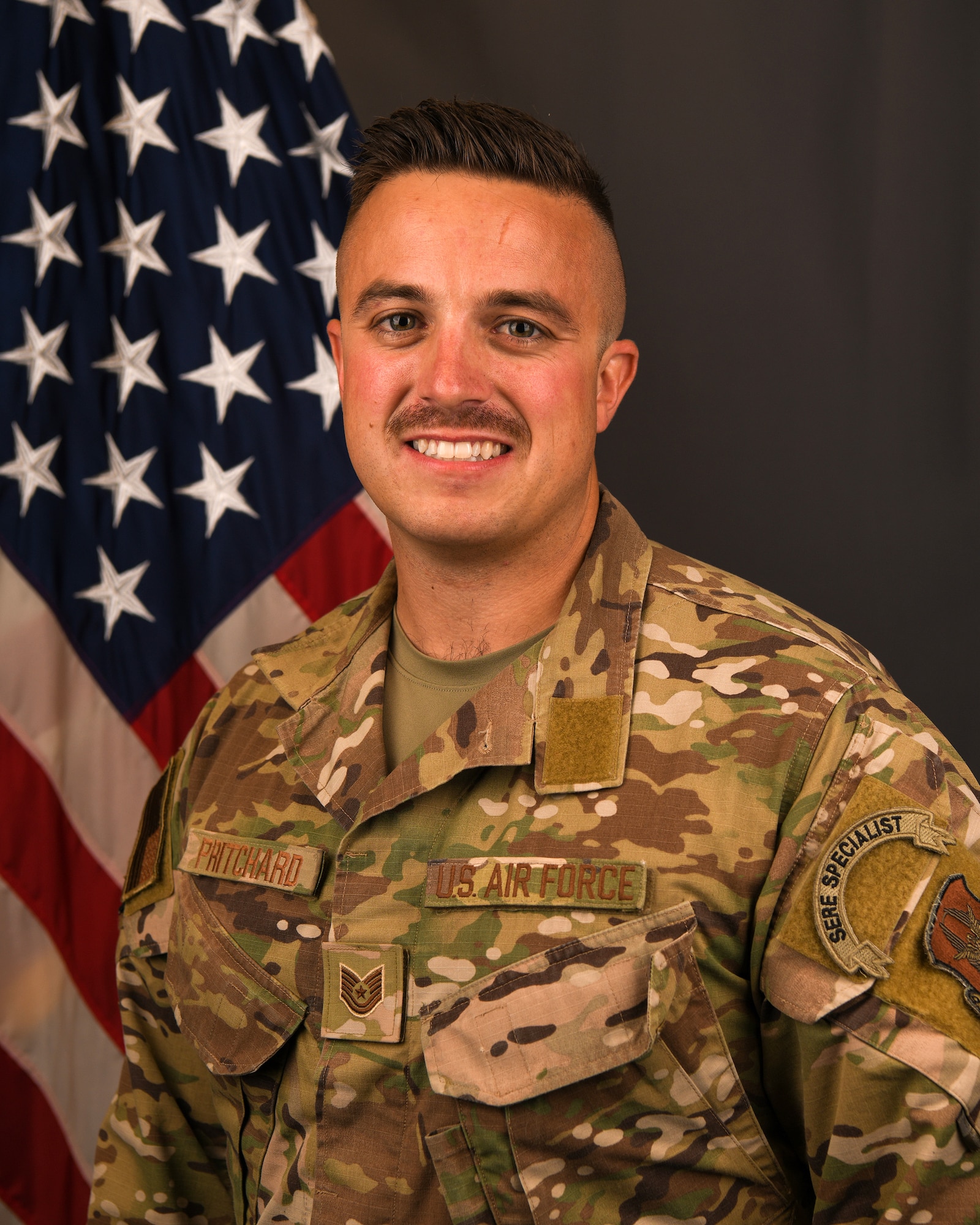 Tech. Sgt. Nathan Pritchard, 445th Operations Support Squadron SERE (Survival, Evasion, Resistance, and Escape) operations NCO in charge, is the 445th Airlift Wing NCO of the Quarter.