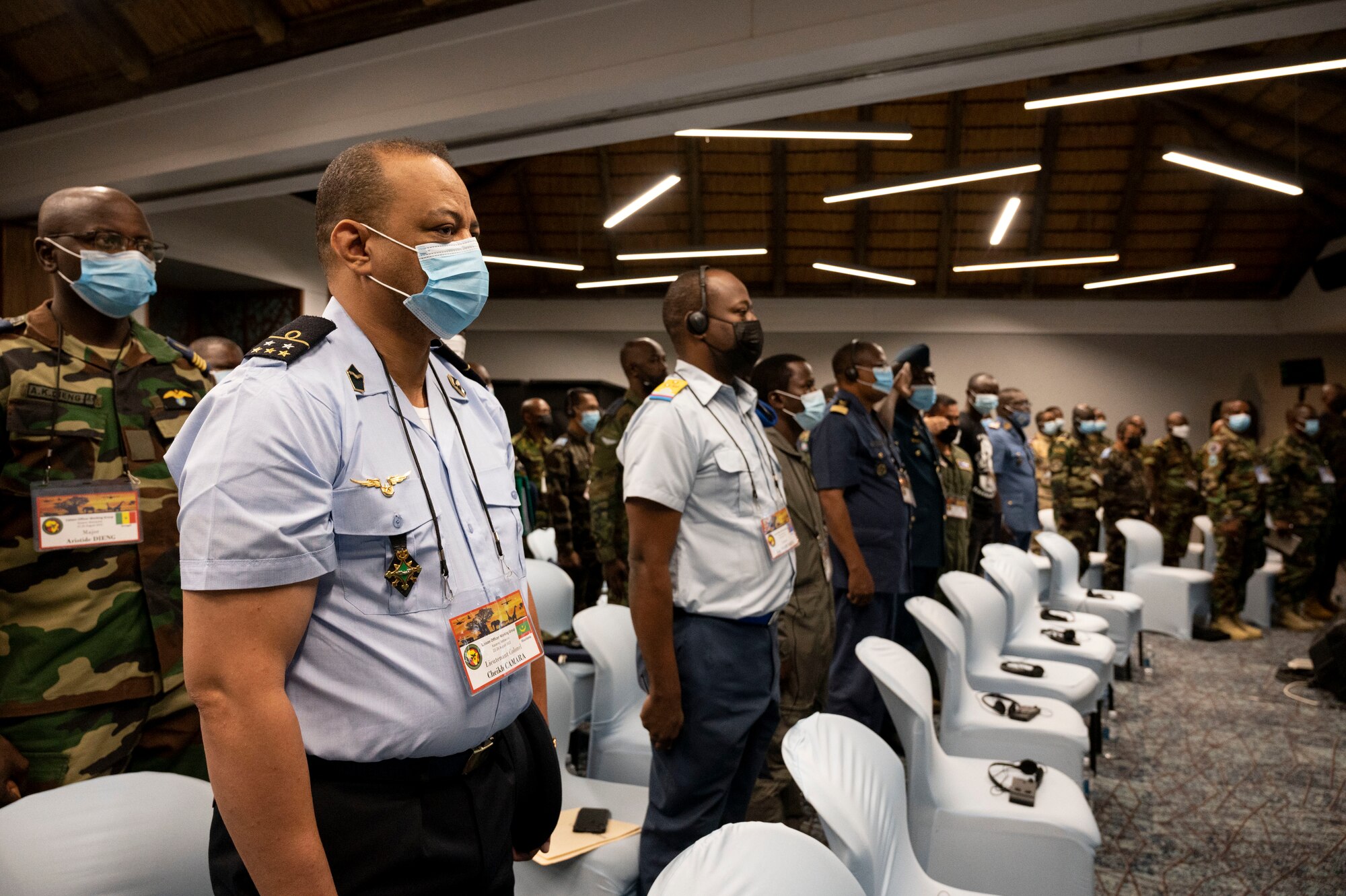 Association of African Air Forces’ 2022 LNO Working Group opening ceremonies in Kasane, Botswana, Aug. 22, 2022.