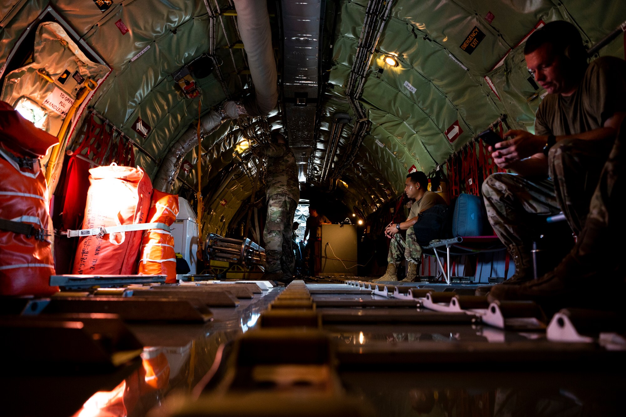 6th Air Refueling Wing Airmen prepare to take-off on a KC-135 Stratotanker assigned to the 91st Air Refueling Squadron, from MacDill Air Force Base, Florida, Aug. 22, 2022.