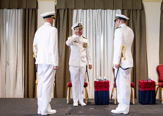 PCU Massachusetts Holds Change of Command