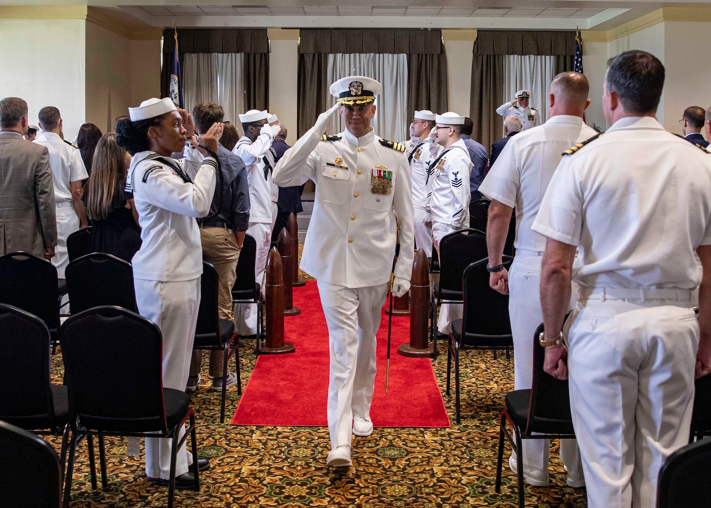 PCU Massachusetts Holds Change of Command