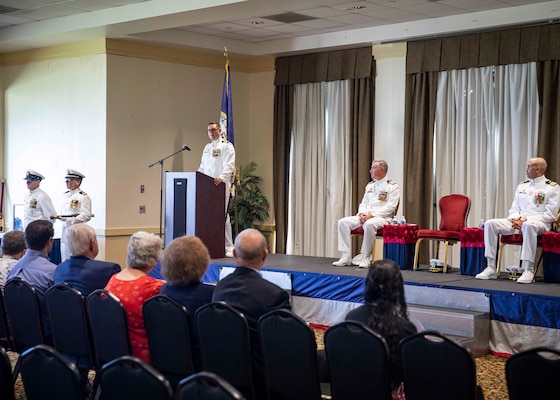 PCU Massachusetts Holds Change of Command