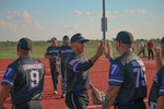 Air Force closes out day two with a victory over Marine Corps in the 2022 Armed Forces Sports Men's Softball Championship hosted by Army at Fort Sill, Okla.  Championship features teams from the Army, Marine Corps, Navy, and Air Force.