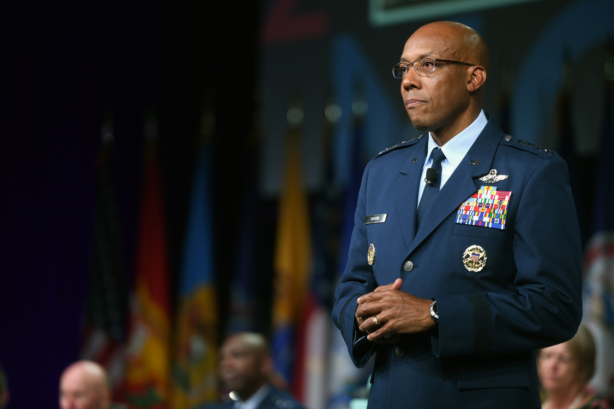 “The National Guard is critical to our nation’s defense," Air Force Gen. Charles Q. Brown Jr., chief of staff of the Air Force, told National Guard leaders gathered in Columbus, Ohio, Aug. 27, 2022.