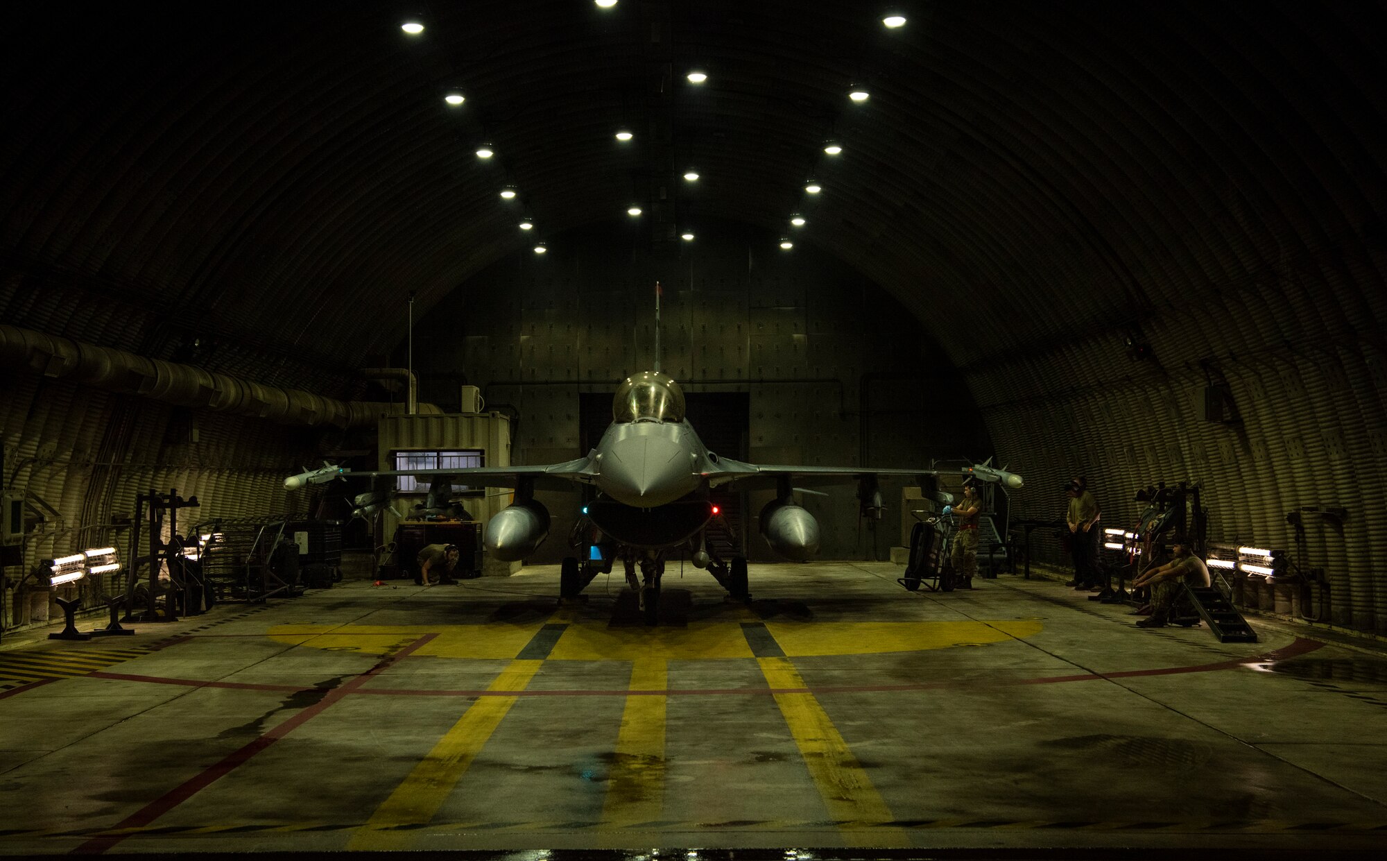 Maj. Nicholas De Wulf, 36th Fighter Squadron pilot, assigned to the 36th Fighter Squadron prepares to taxi to the runway before a training sortie at Osan Air Base, Republic of Korea, Aug. 15, 2022 in support of a base-wide training event.
