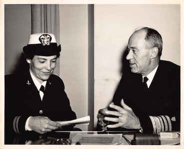 Captain Dorothy Stratton, USCG (WR), SPAR Director.