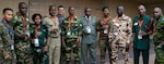 African partners take a photo together to mark their attendance at the African 2022 Senior Enlisted Leaders conference in Rome, Italy, in August 2022.