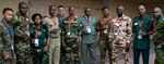 African partners take a photo together to mark their attendance at the African 2022 Senior Enlisted Leaders conference in Rome, Italy, in August 2022.